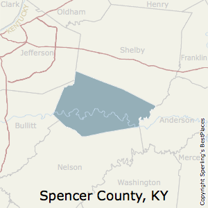 county spencer kentucky ky bestplaces map maps